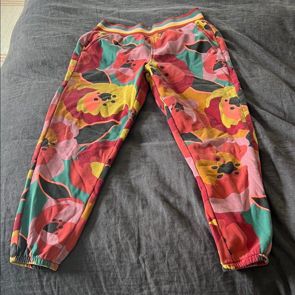 Marine Layer Multicolor Floral Joggers